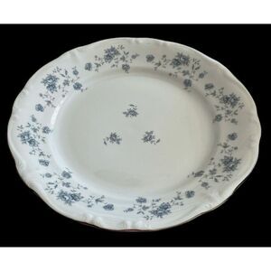 Set of 2 Vintage Johann Haviland Blue Garland Dinner Plate 70s‎ Bavaria Germany